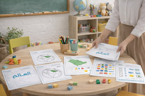 تخطيط وحدة الطقس الاسبوع الرابع انواع الطقس بالعال...