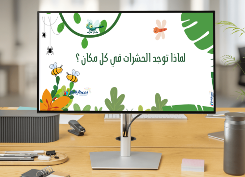 خريطة مفاهيم وحدة الحشرات اسبوعين