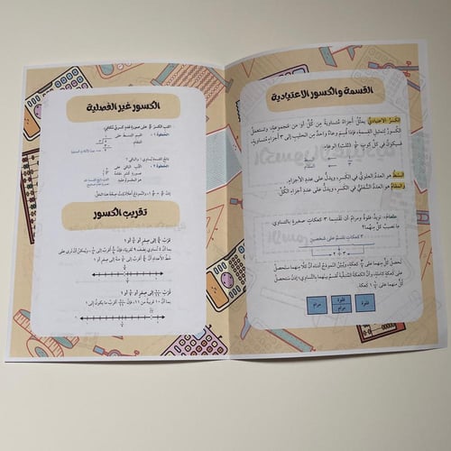 مطوية الكسور الاعتيادية