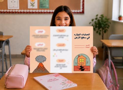 مطوية العمليات المؤثرة في سطح الارض