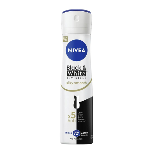Nivea Deoderant Spray Women Black White Silky Smoo...