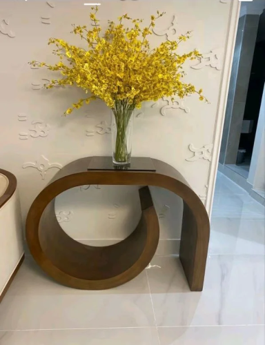 مدخل كونسول خشب 110 في عمق 40 ارتفاع متر