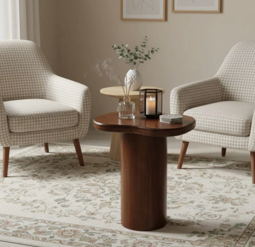 طاوله خدمه خشب منحوته