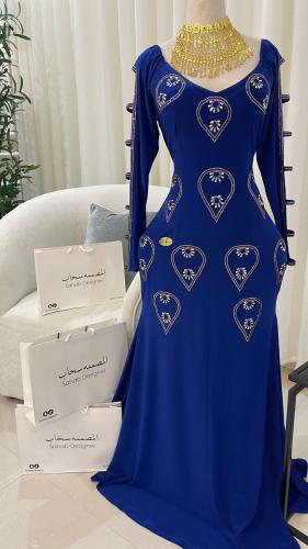 Elegant blue dress