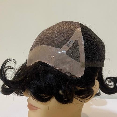 باروكة شعر طبيعي رجالي تغطية كاملة للرأس في السعودية - Full Cap Hair System