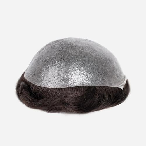 باروكة شعر طبيعي رجالي قاعدة جلد بالكامل في السعودية - Full Skin Hair System