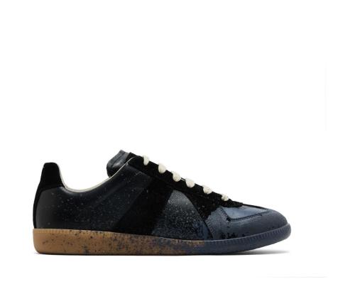 Maison Margiela Replica Low Paint Splatter - Black Pewter