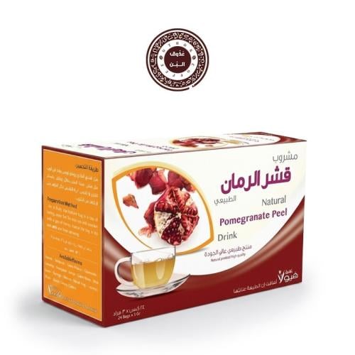 مشروب قشر الرمان الطبيعي - زهرة فيولا - 24 كيس