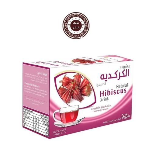 الكركديه الطبيعي 24 كيس زهرة فيولا