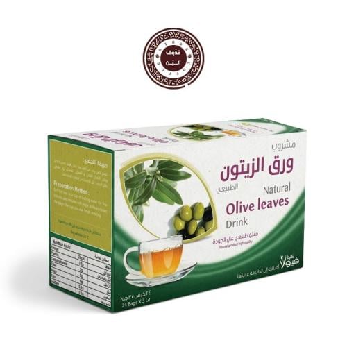 مشروب ورق الزيتون الطبيعي - زهرة فيولا - 24 كيس