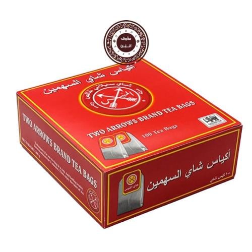 اكياس شاي السهمين- سيلاني ( 100 كيس )