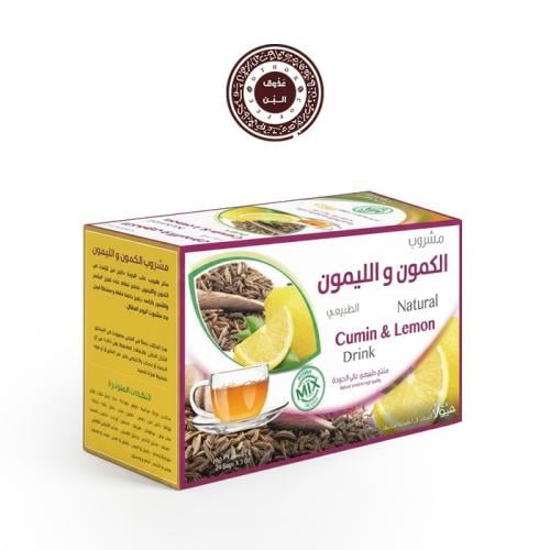 مشروب الكمون والليمون الطبيعي - زهرة فيولا - 24 كي...