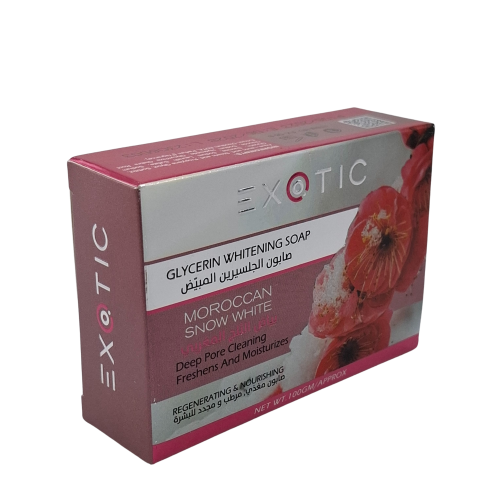 اكزوتيك - صابون الغلسرين - بياض الثلج 100 غ
