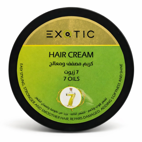 اكزوتيك - كريم مصفف ومعالج لشعر قوي و ناعم - 7 زيو...