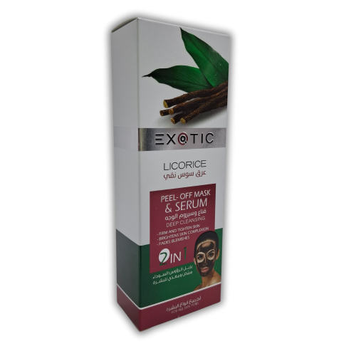 اكزوتيك - قناع و سيروم للوجه - عرق السوس النقي