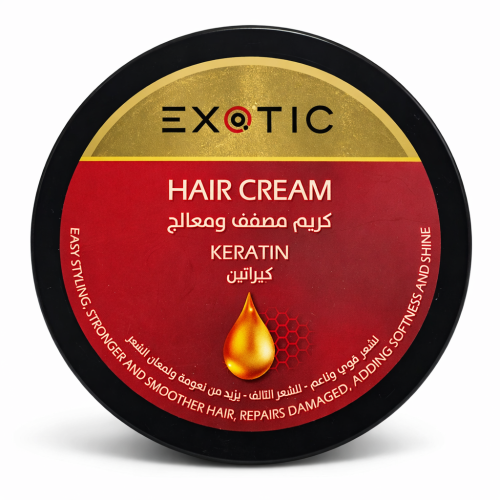 اكزوتيك - كريم مصفف ومعالج لشعر قوي و ناعم - كيرات...