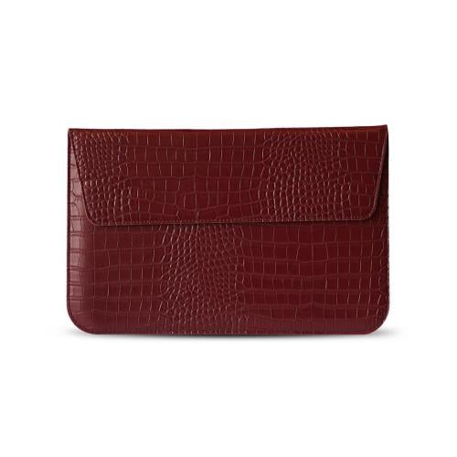 حقيبة جهاز لوحي جلد التمساح (١١انش)