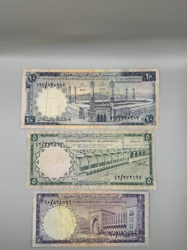 طقم مصغر الملك فيصل ( ريال + خمسة+ عشرة)
