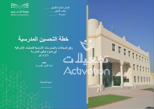 إعداد خطة تحسين المجالات الإشرافية مع تحليل واقع ا...