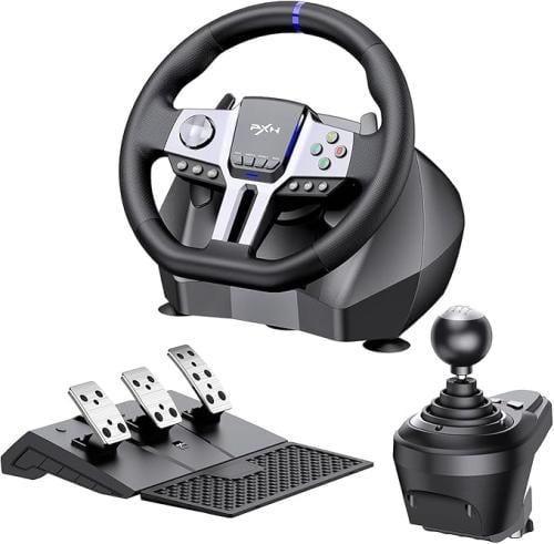 نظام PXN V9 (Gen2) Racing Wheel – عجلة قيادة مع مح...