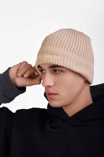 Brown beanie