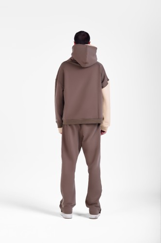 Greyish Brown Hoodie