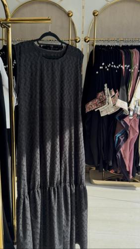 فستان عبايه لنن