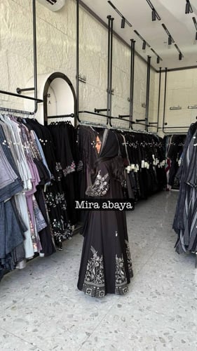 عبايه زهره بتطريز