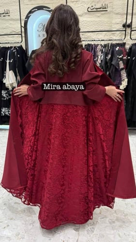 عبايه ريناد دانتيل