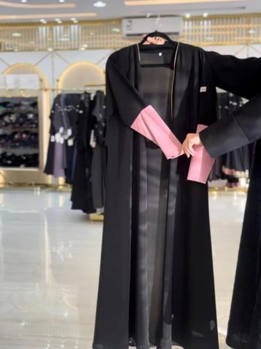 عبايه اكمام استرتش