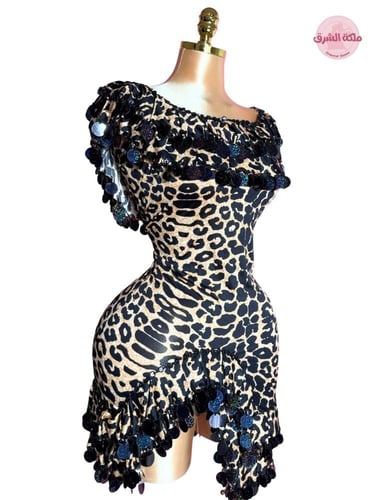 بدلة رقص ملكة الاسكندرية (تايجر) (تطريز مميز)