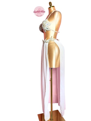 بدلة رقص الملكة روزيلا (أبيض)