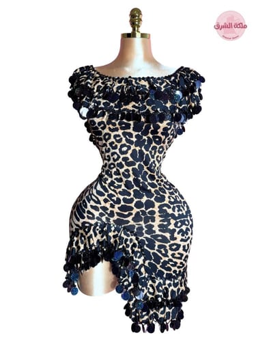 بدلة رقص ملكة الاسكندرية (تايجر) (تطريز مميز)