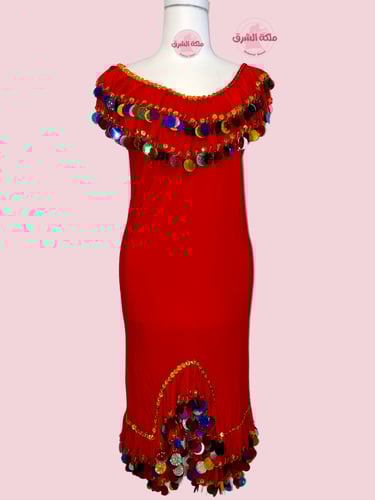 بدلة رقص ملكة الاسكندرية (أحمر)