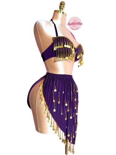بدلة رقص الملكة سنيوره (بنفسجي)