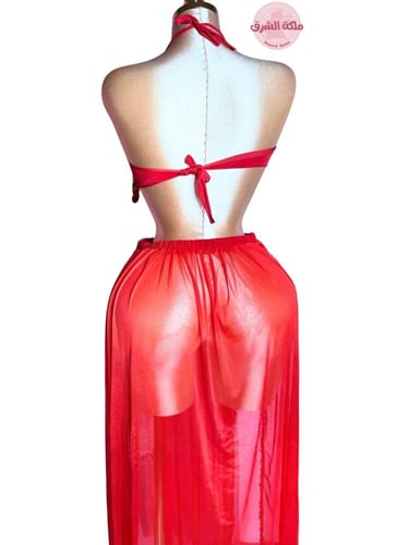بدلة رقص ملكة الليل (أحمر)