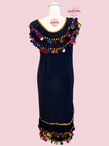 بدلة رقص ملكة الاسكندرية (اسود مع الوان)