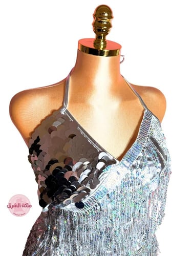 بدلة رقص الملكة توتو (فضي)