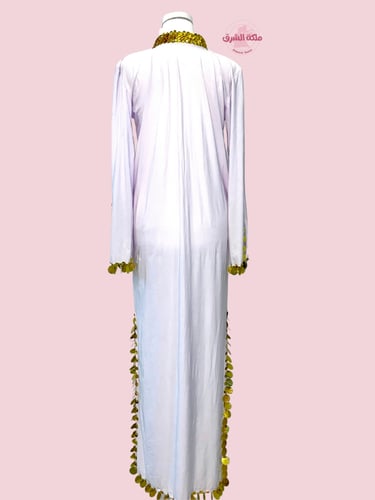 بدلة رقص الملكة دينا الشربيني (ابيض)