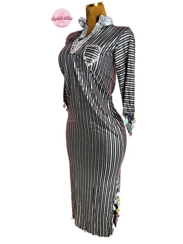 بدلة رقص الملكة نانسي الشربيني (فضي)