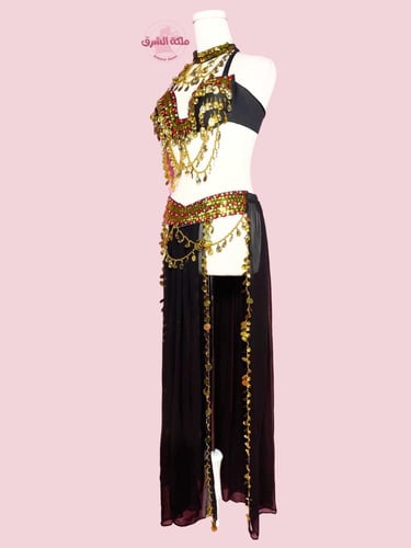 باقة رقص السلطانة (أسود) (٣ قطع)