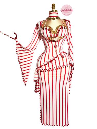 بدلة رقص الملكة حلاوة (4 قطع)