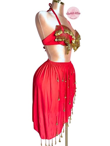 بدلة رقص الملكة سنيوره (أحمر)