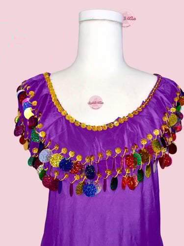 بدلة رقص ملكة الاسكندرية (بنفسجي)