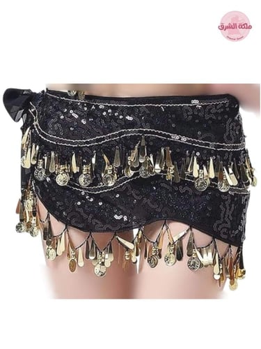 حزام رقص دينا أنيق (أسود)