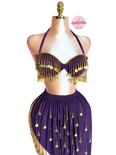 بدلة رقص الملكة سنيوره (بنفسجي)
