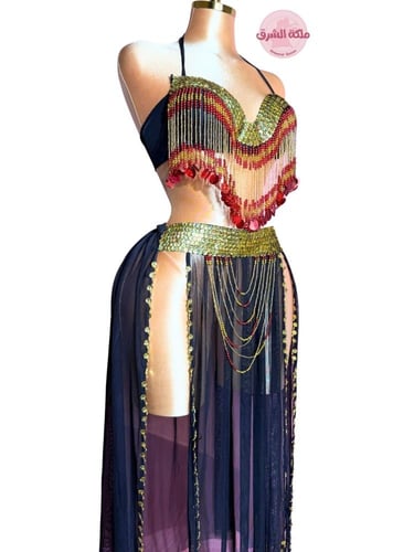 بدلة رقص ملكة الليل (أسود)