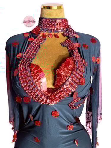 بدلة رقص الملكة فيفي عبده (5 مواه) (3 قطع)