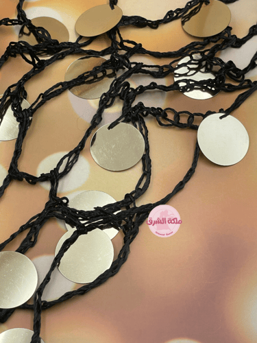 طرحة رقص شرقي (شبيكة) (ذهبي)