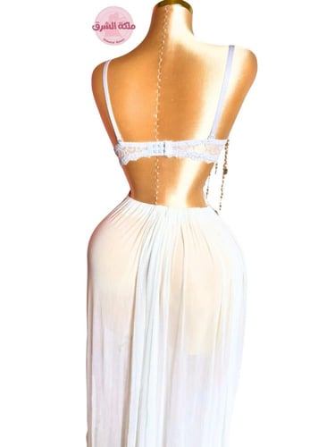 بدلة رقص الملكة كاراميلا (أبيض)